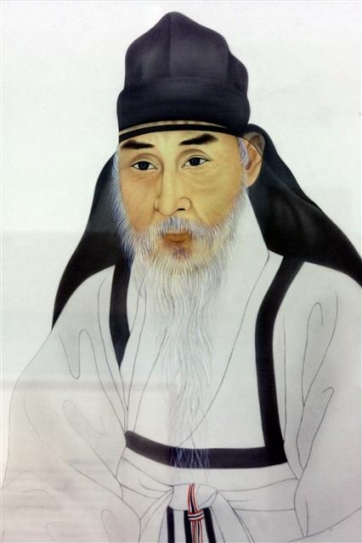 성호 이익 영정. 이익은 낙랑군과 현도군이 모두 고대 요동에 있었다고 말했다.