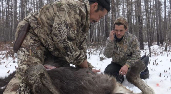 EBS 창사특집으로 마련한 다큐프라임 <호랑이의 땅> 프로그램에 나온 우데게이족.