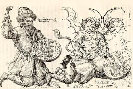 중앙아시아 알타이산맥이나 사얀산맥 인근에 사는 튀르크족이나 몽골 부랴트족 사이에 전승되고 있는 창세신 윌겐과 에를릭.