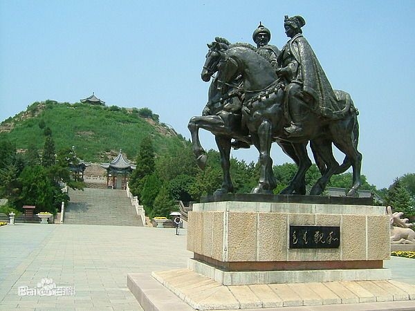 호한야선우와 왕소군 상(像) /바이두백과