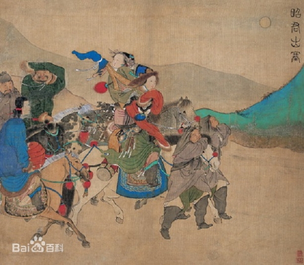 소군출세(昭君出塞) 그림 /바이두백과