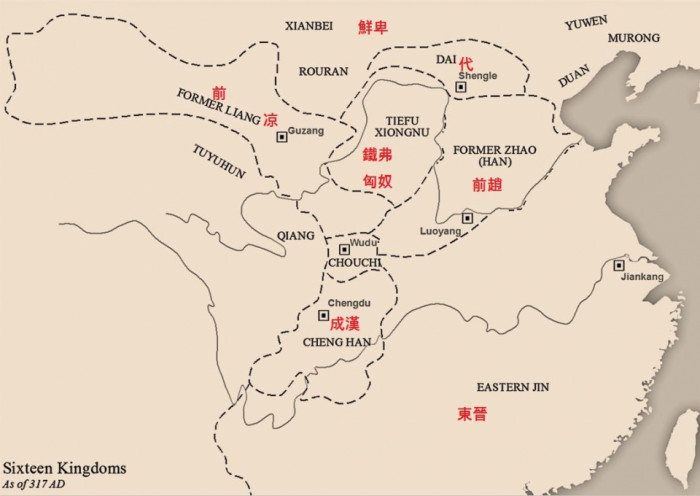 유총 말기의 영역(317년) /의키피디아