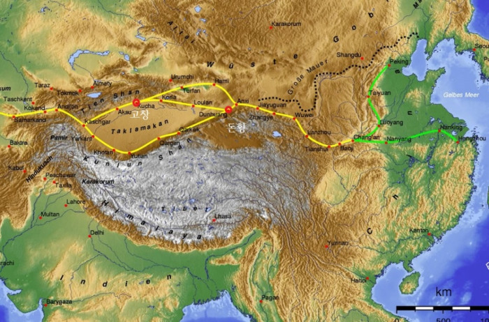 실크로드 선성의 돈황과 고창 /위키피디아